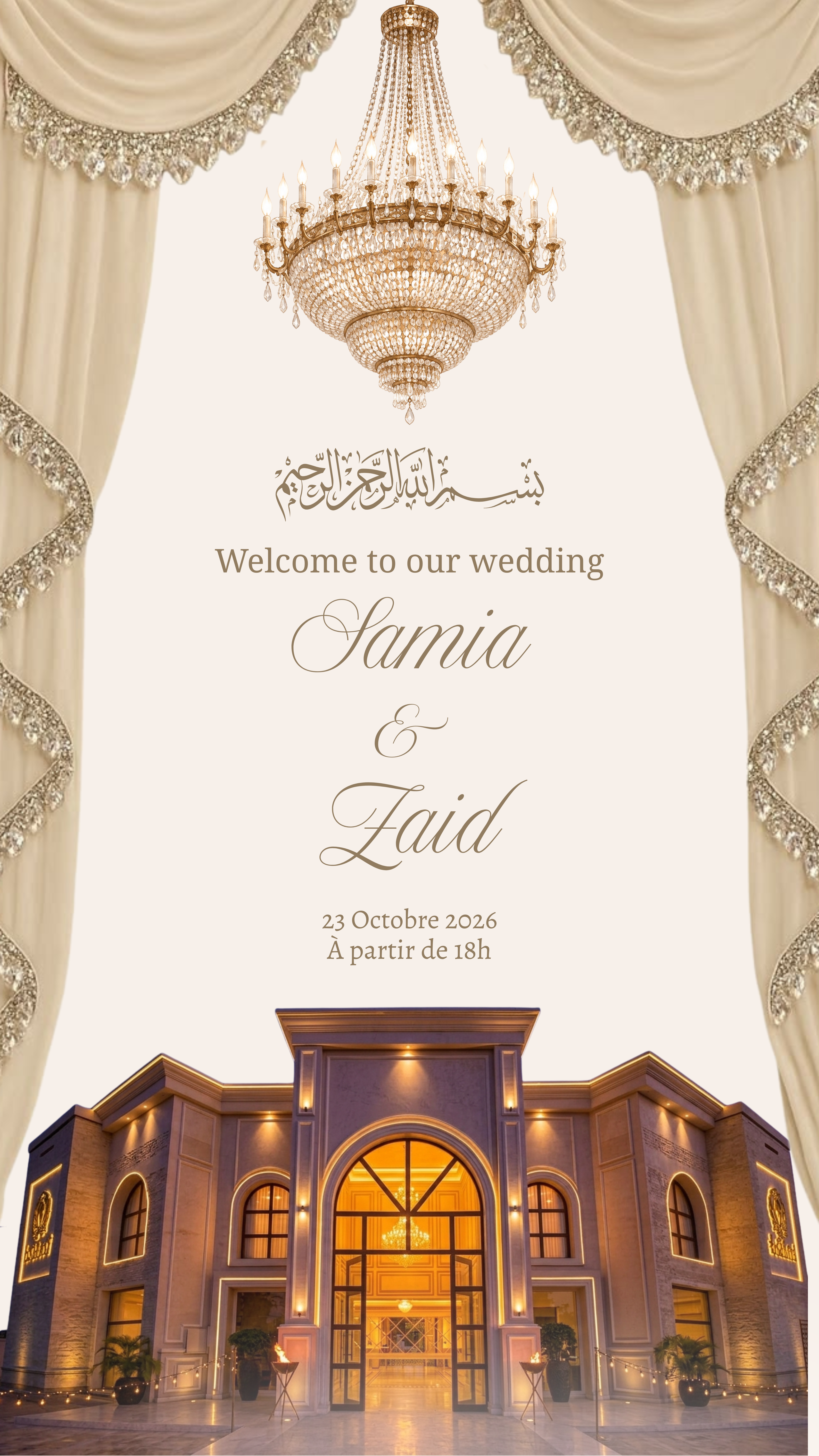 Décor mariage Samia et Zaid